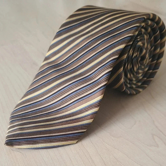 🇫🇷DIOR Vintage  Striped Tie - Picture 3 of 9